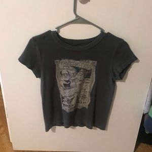 Brandy Melville Frankenstein baby tee